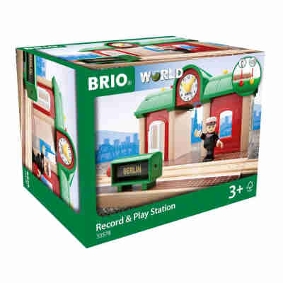 Boîte de la Gare Principale à Enregistreur Vocal BRIO World 33578