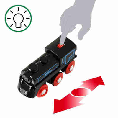 Fonction marche avant et arrière de la locomotive rechargeable BRIO