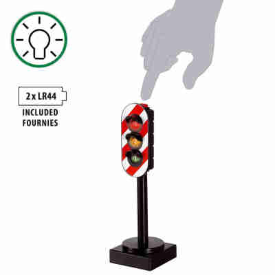 Fonction lumineuse des Feux Tricolores BRIO avec bouton