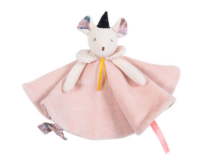 Doudou souris rose - Il était une fois