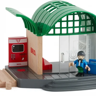 Gare sonore BRIO avec personnage et distributeur de billets