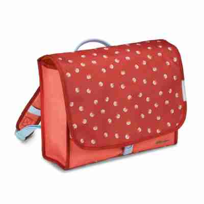 Cartable Alice Lilliputiens corail et rouge pour les premières années d’école