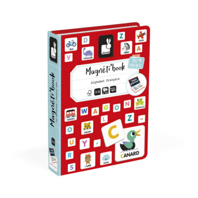Coffret Magnéti'book alphabet français Janod J02711 avec 142 magnets