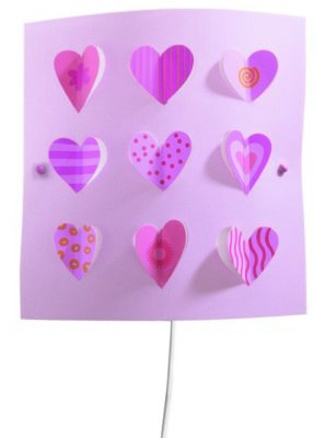 Applique décorative rose HABA pour chambre d’enfant