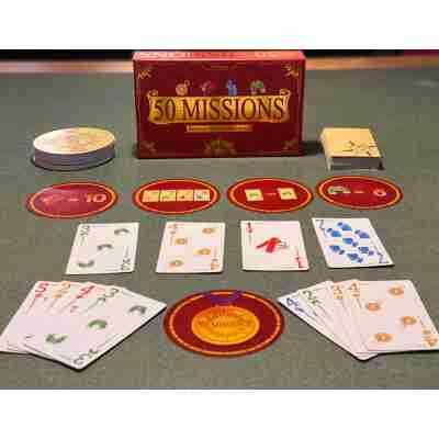50 Missions de Oya installé avec cartes de jeu et différentes missions