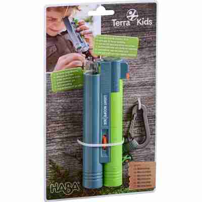 Blister du microscope Terra Kids Haba avec grossissement 30x et lumière LED