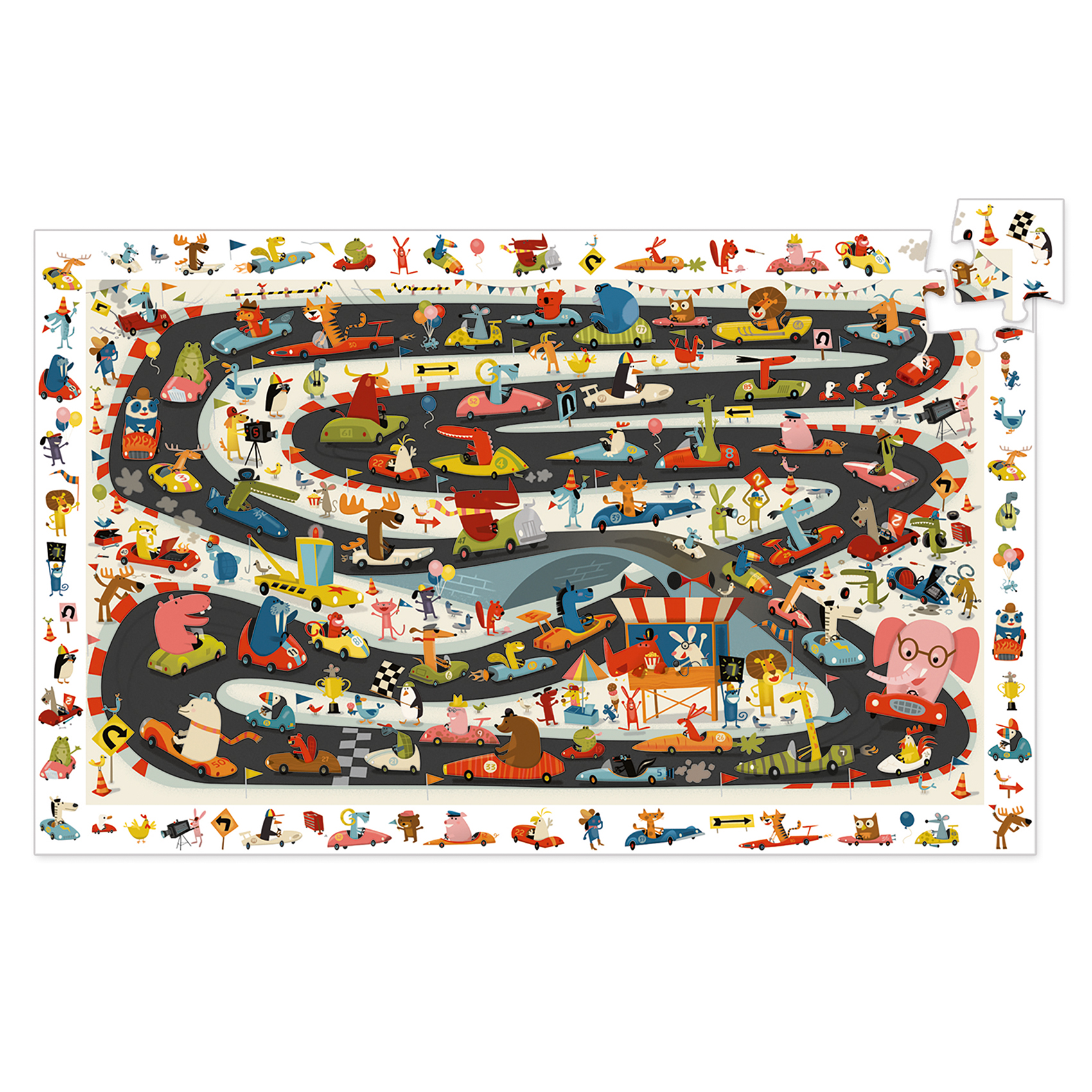 Puzzle observation - Rallye automobile - 54 pcs 2 Puzzle observation - Rallye automobile - 54 pcs – Image 2