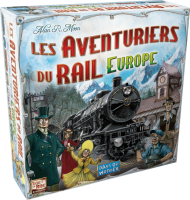 Les Aventuriers du Rail Europe – Boîte – Days of Wonder – P’tit Loustic Saint-Étienne