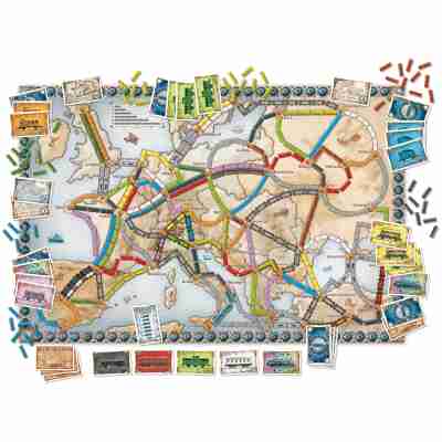 Plateau du jeu Europe – Aventuriers du Rail – Days of Wonder – P’tit Loustic