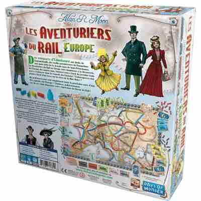 Les Aventuriers du Rail Europe – Dos– Days of Wonder – P’tit Loustic Saint-Étienne