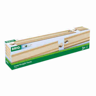Boîte des Rails Droits Longs BRIO 216 mm référence 33341