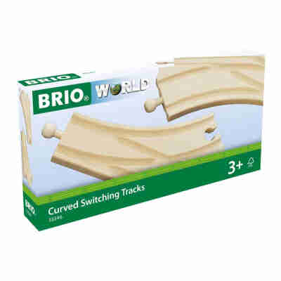 Boîte des Aiguillages Courbes BRIO 144 mm référence 33346
