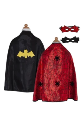 Cape réversible Spider & Bat Great Pretenders vue recto verso