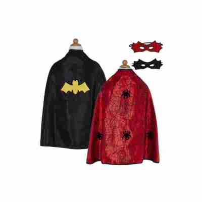 Cape réversible Spider & Bat Great Pretenders vue recto verso