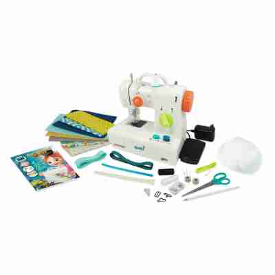 Machine à coudre enfant Buki avec accessoires et tissus inclus