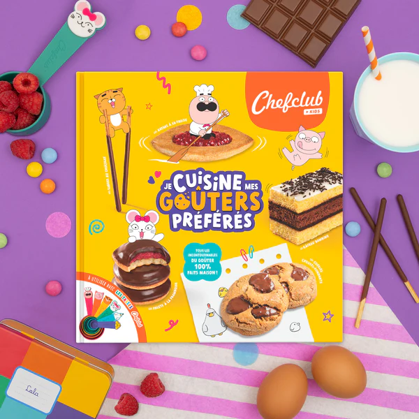 Livre Kids : Je cuisine mes goûters préférés 1 Livre Kids : Je cuisine mes goûters préférés