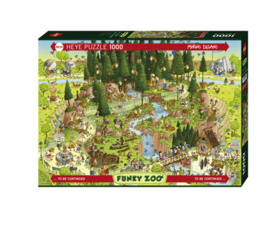 Puzzle Funky Zoo - Black Forest Habitat - 1000 Pièces
