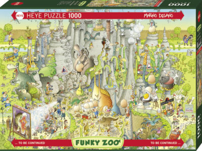 Puzzle Funky Zoo - Jurassic Habitat - 1000 Pièces