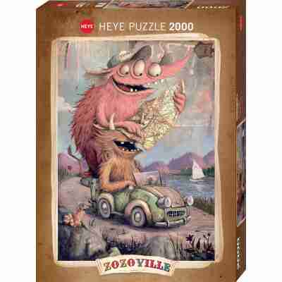 Puzzle Zozoville - Road Trippin‘ - 2000 Pièces