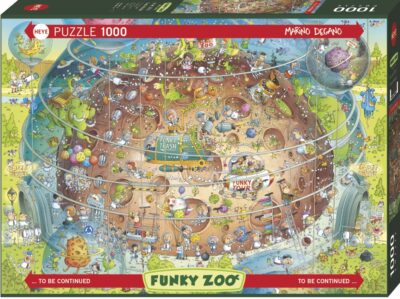 Puzzle Funky Zoo - Cosmic Habitat - 1000 Pièces