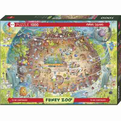 Puzzle Funky Zoo - Cosmic Habitat - 1000 Pièces