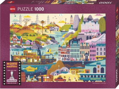 Puzzle Movie masters- Wes Anderson – 1000 Pièces