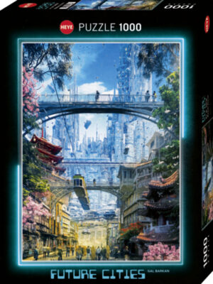 Puzzle Future Cities - Markets District - 1000 Pièces