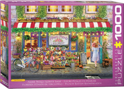 Puzzle fleuriste en peluche - 1000 Pièces
