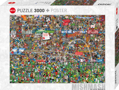 Puzzle Mishmash - Football History - 3000 Pièces