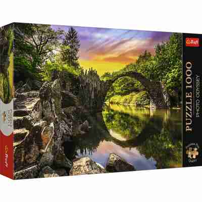 Puzzle Photo Odyssey – Pont Rakotz, Allemagne – 1000 Pièces