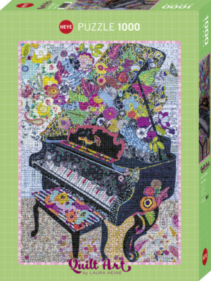 Puzzle Quilt Art - Sewn Piano - 1000 Pièces