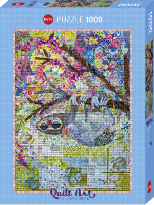 Puzzle Quilt Art - Sewn Sloth - 1000 Pièces