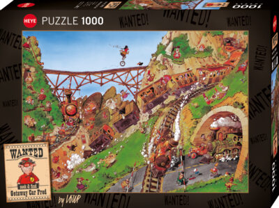 Puzzle Wanted – Getaway Car Fred – 1000 Pièces