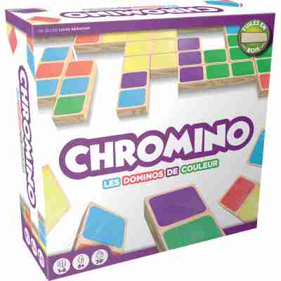 Ptit Loustic – Magasin de jeux et jouets à Saint-Étienne 138 Boîte du jeu Chromino – Les Dominos de Couleur