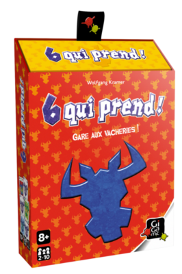 Boîte du jeu 6 qui prend ! Gigamic avec son illustration rouge caractéristique