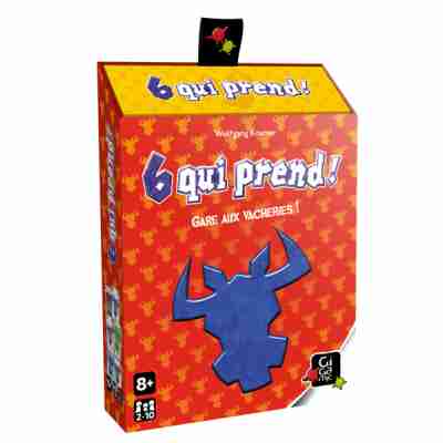Boîte du jeu 6 qui prend ! Gigamic avec son illustration rouge caractéristique
