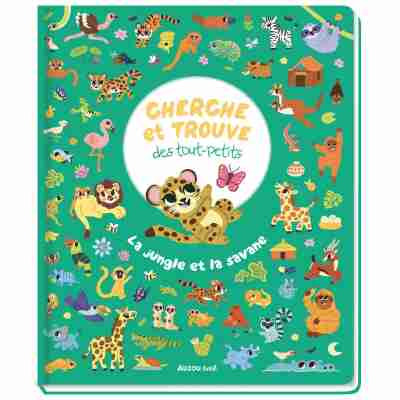 Cherche et trouve des tout-petits - La jungle et la savane