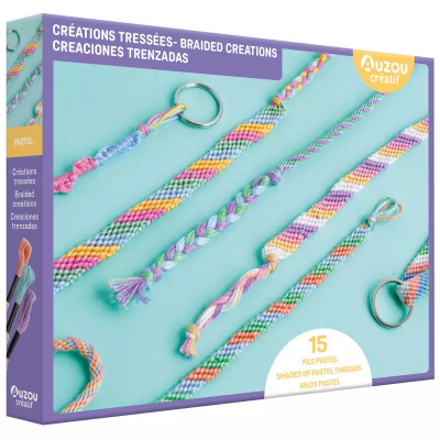 Mon coffret d'artiste - Créations tressées en fil brésilien