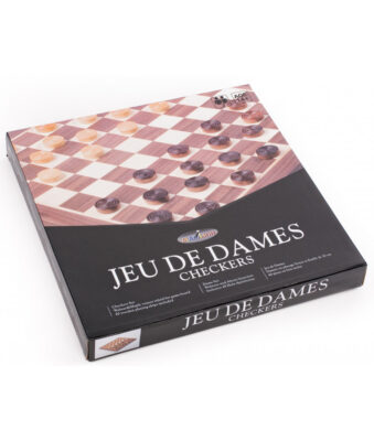 Jeu de dames françaises – Plateau bois 29 cm