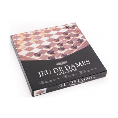 Jeu de dames françaises – Plateau bois 29 cm