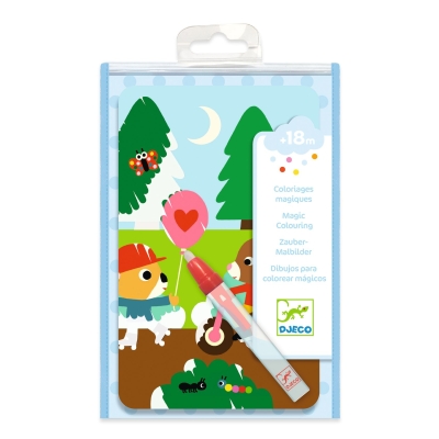 Petit coloriage à l’eau - Au square