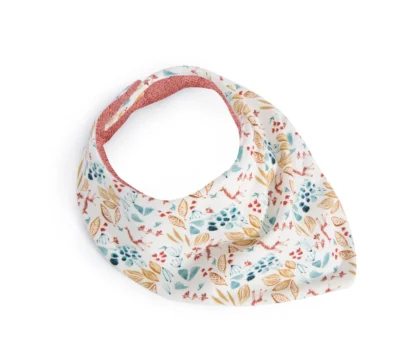 Bavoir bandana rose – Sous mon Baobab