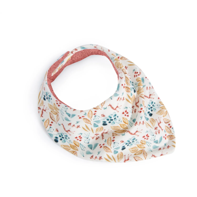 Bavoir bandana rose – Sous mon Baobab
