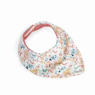 Bavoir bandana rose – Sous mon Baobab