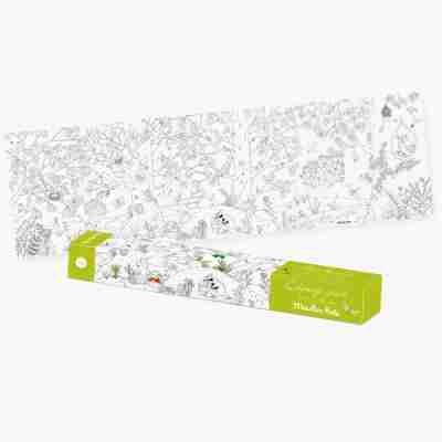 Coloriage géant Le Botaniste – Le Jardin du Moulin en grand format