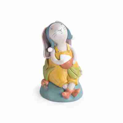 Tirelire lapin Trois petits lapins