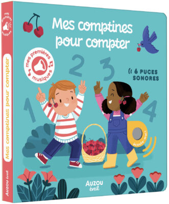 Livre sonore Auzou Mes comptines pour compter – couverture