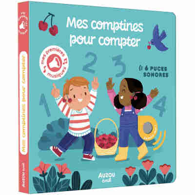 Livre sonore Auzou Mes comptines pour compter – couverture