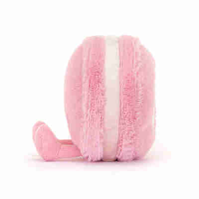 Vue latérale de la peluche Amuseables Mia Macaron Jellycat