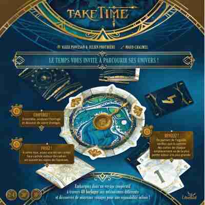 Dos de la boîte Take Time Libellud